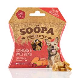 Soopa Vegan Dog Snack Tranbär & Sweet Potato Healthy Bites